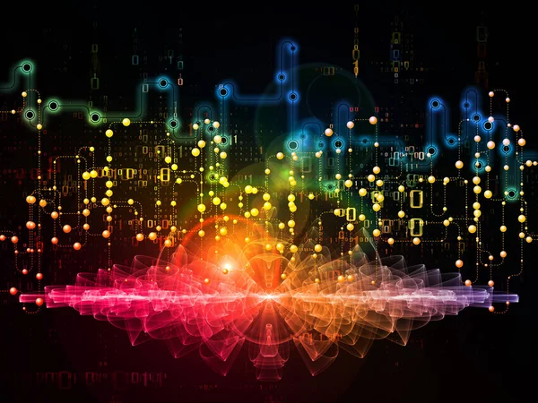 Perspectivas de las transferencias de datos — Foto de Stock