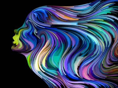 Boyalı rüya çiçek