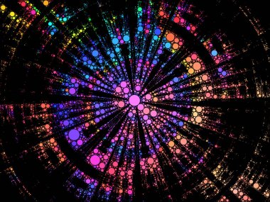 Radyal desen arka plan