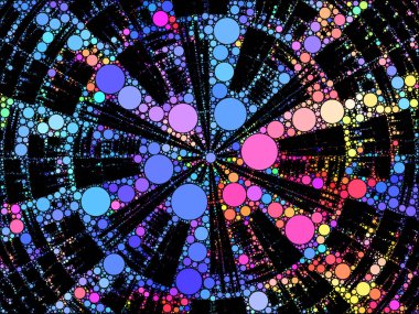 Radyal desen arka plan