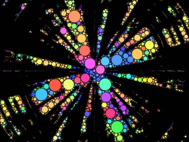 Radyal desen arka plan