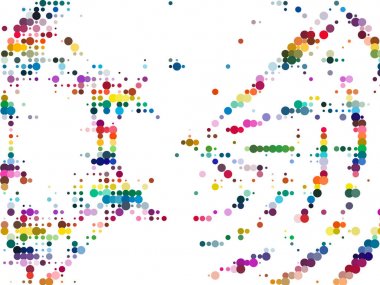 Canlı daire soyutlama