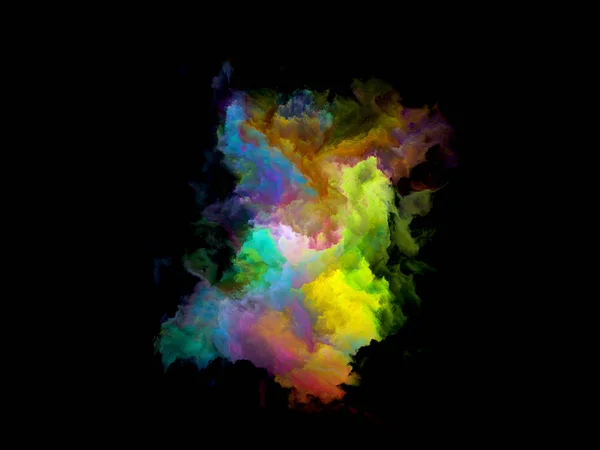 Цветные фрактальные облака — стоковое фото