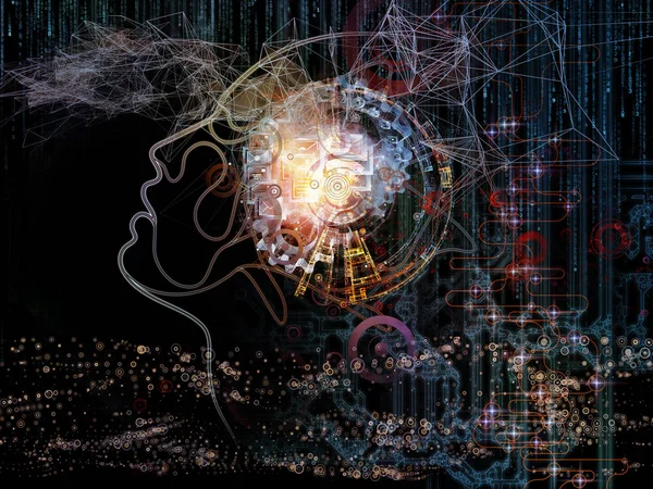 Lights of Machine Consciousness — Stock Photo, Image