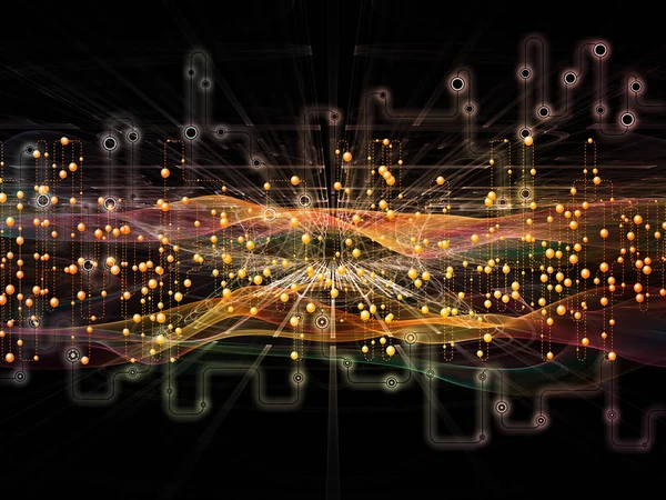 Perspectivas de las transferencias de datos — Foto de Stock