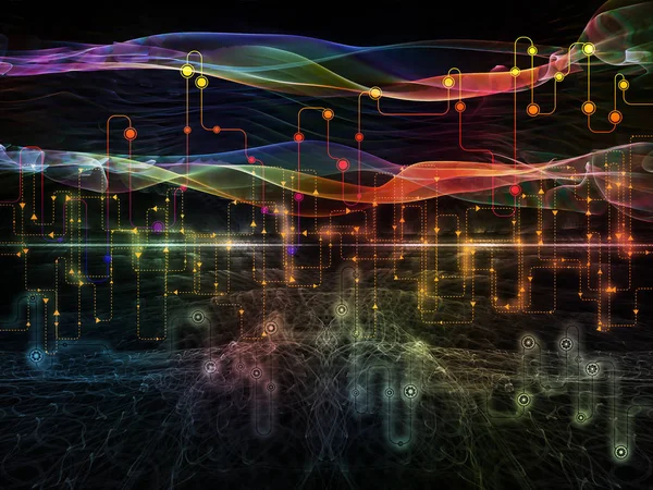 Perspectivas de las transferencias de datos —  Fotos de Stock