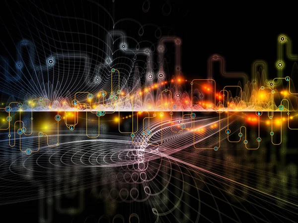 Transferencias virtuales de datos — Foto de Stock