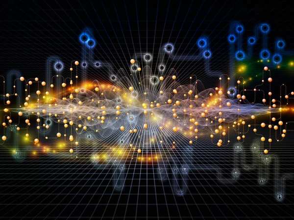 Danza de transferencias de datos — Foto de Stock