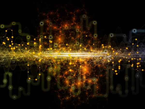 Vías de transferencia de datos — Foto de Stock