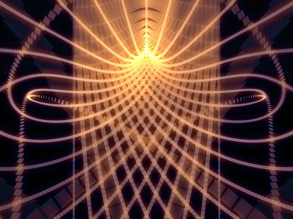 그리드 라인의 시너지 효과 — 스톡 사진