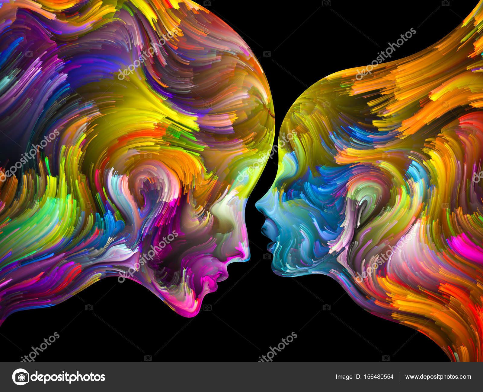 Abstract Portrait background Stock Photo by ©agsandrew 156480554