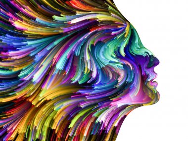 Düşünme arka planını renklendirin