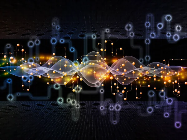 Perspectivas de las transferencias de datos — Foto de Stock