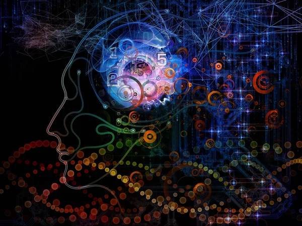 Machine Consciousness Design — Stock Photo, Image