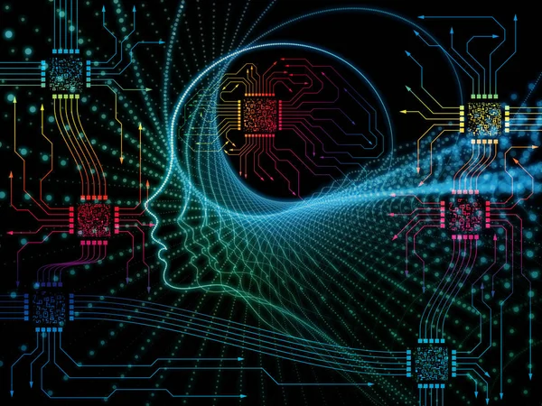 Conciencia de la máquina informática —  Fotos de Stock