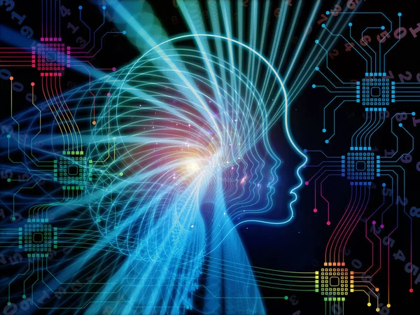 Visualización de la conciencia de la máquina —  Fotos de Stock