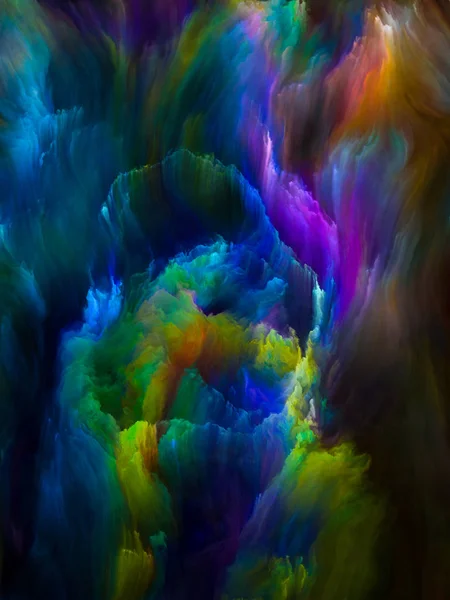 Sinergias de escova fractal — Fotografia de Stock