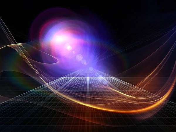 Digital Light Waves — Fotografie, imagine de stoc