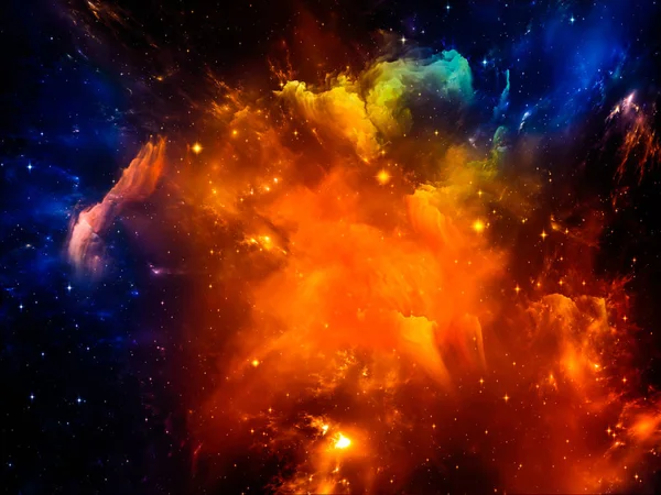 Virtual Interstellar Clouds — Stock Photo, Image