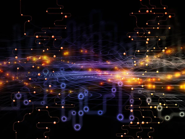 Aceleración de las transferencias de datos — Foto de Stock