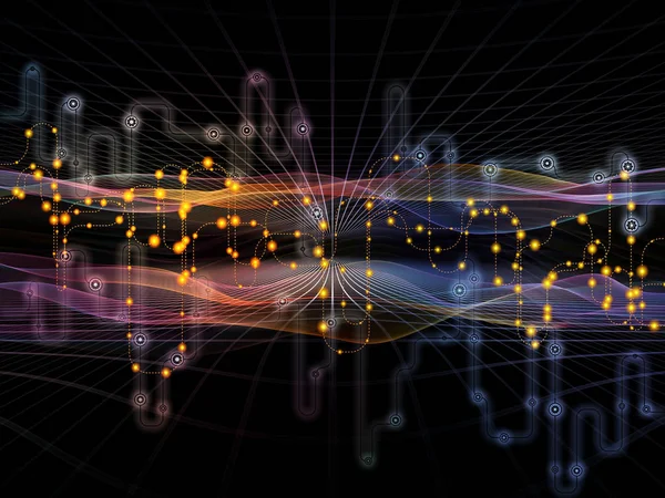 Sinergias de las transferencias de datos —  Fotos de Stock