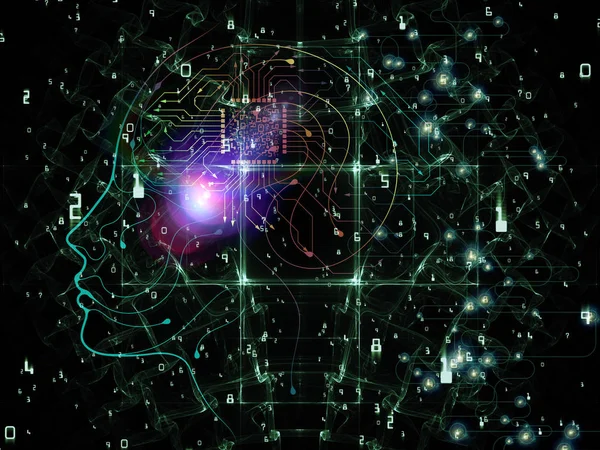 Avance de la conciencia de la máquina — Foto de Stock