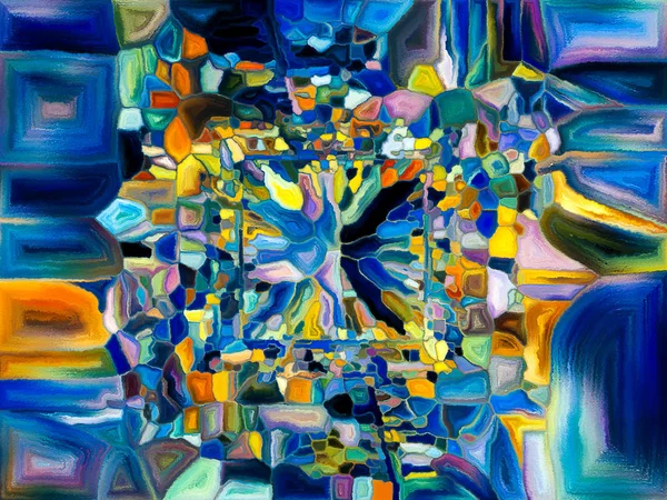 Abstrakt fargemønster – stockfoto