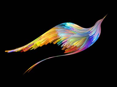 Uçan renkleri arka plan