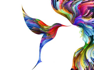 Şekilde yaratıcılık arka plan