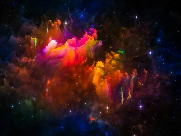 Vormarsch interstellarer Wolken — Stockfoto