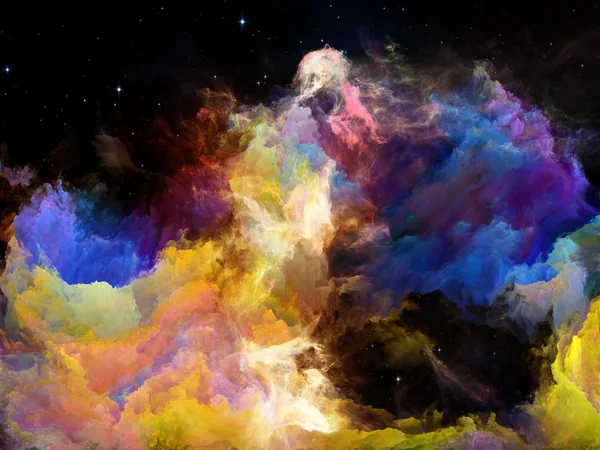 Regni di nebulosa spaziale — Foto Stock