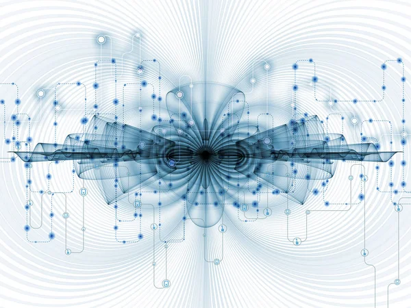 Visión de las transferencias de datos — Foto de Stock