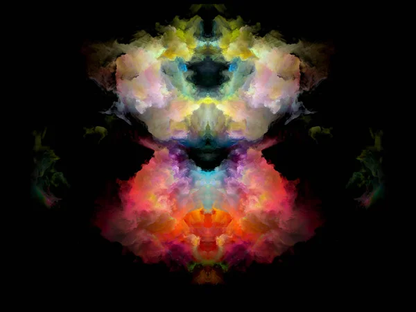 Färg Rorschach Test Pattern — Stockfoto