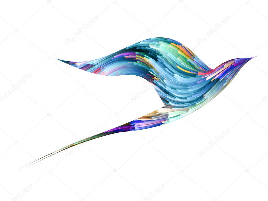 Bird and Color background