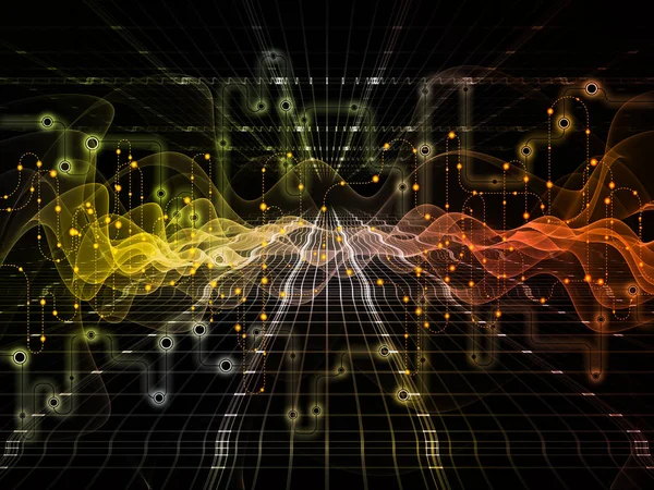 Aceleración de las transferencias de datos — Foto de Stock