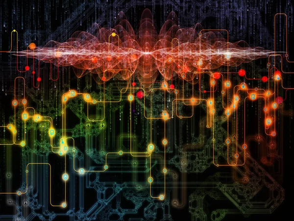 Perspectivas de las transferencias de datos —  Fotos de Stock