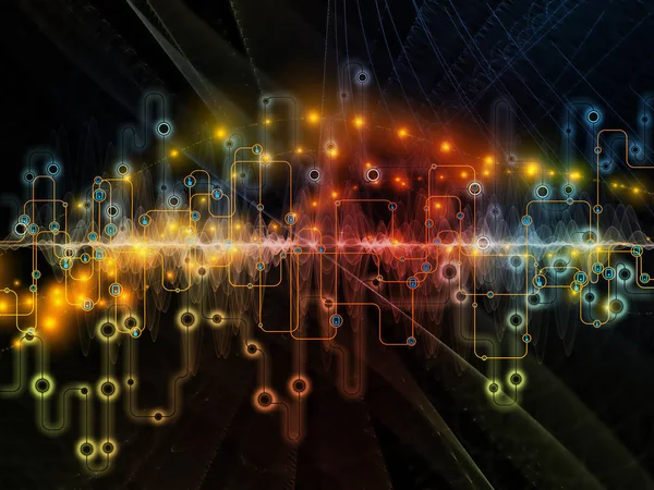 Propagación de transferencias de datos —  Fotos de Stock