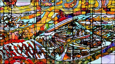 Yaprakları Kurşunlu cam