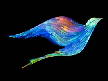 Uçan renkleri arka plan