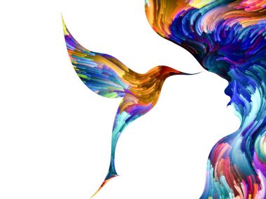 Yanılsama yaratıcılık arka plan