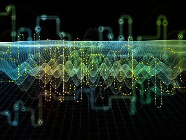 Flusso di dati concettuali — Foto Stock