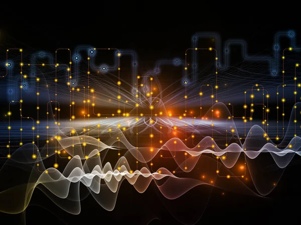 Virtualización de las transferencias de datos — Foto de Stock