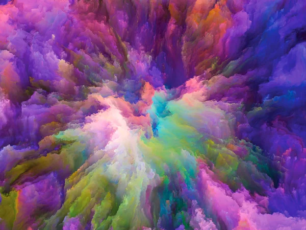 Έκρηξη χρωμάτων σουρεαλιστικό — Φωτογραφία Αρχείου