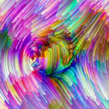 renkli ressam paleti