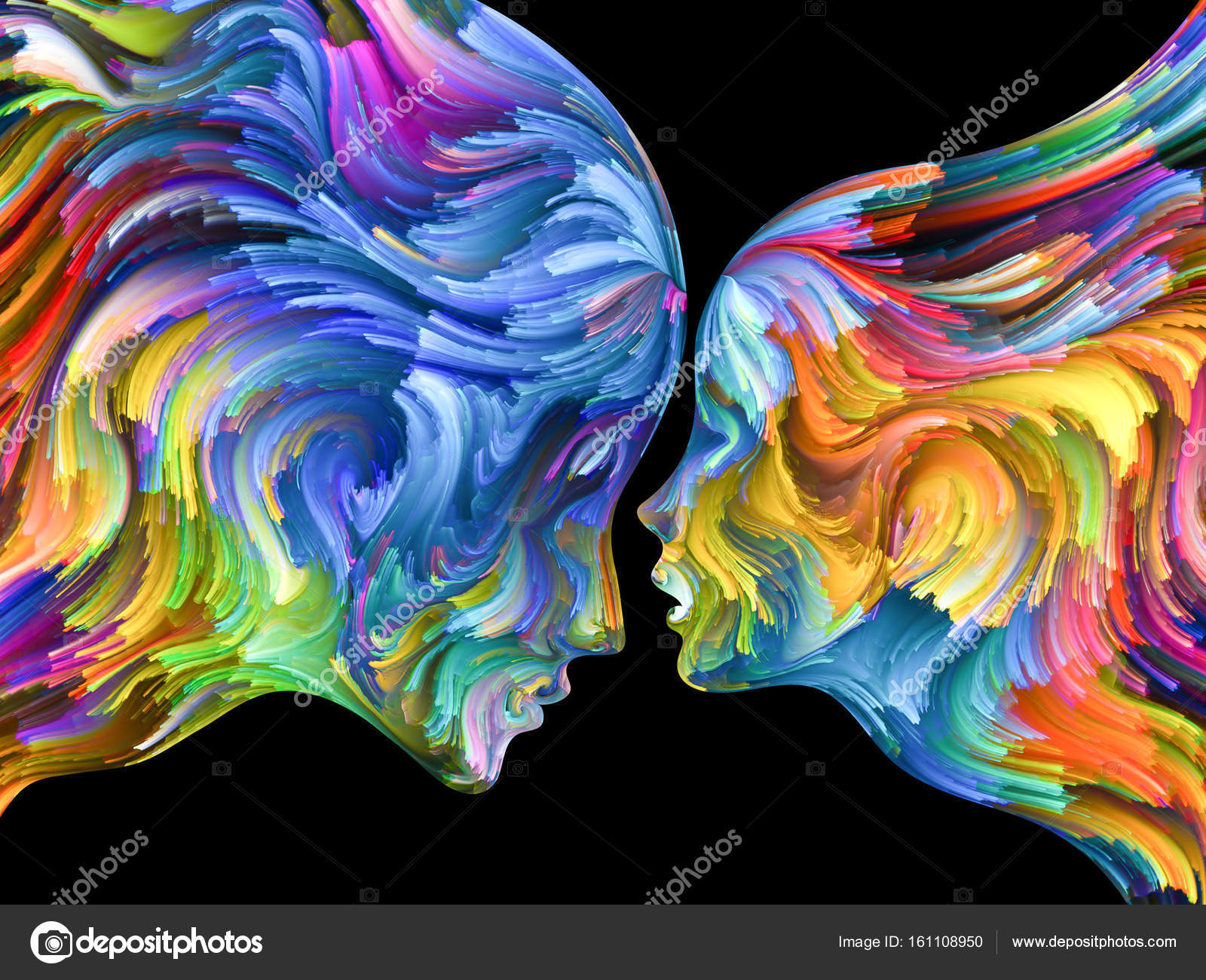Abstract Portrait background — Stock Photo © agsandrew 161108950
