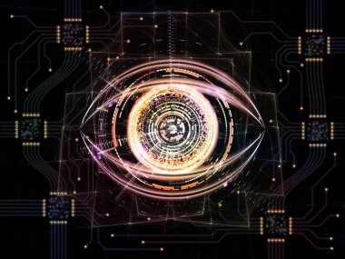 Dijital vizyon arka plan