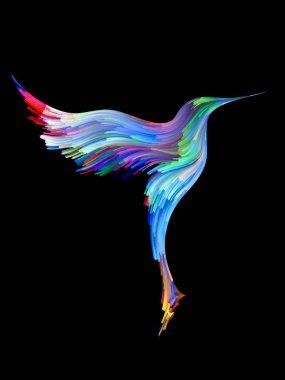 Uçan renkleri arka plan