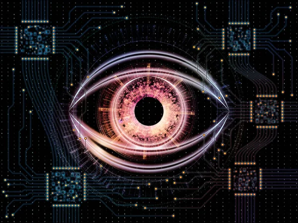 Computer Eye background — Stock Photo, Image