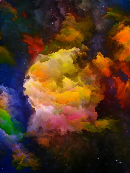 Synergie van kleuren in een kleurruimte — Stockfoto