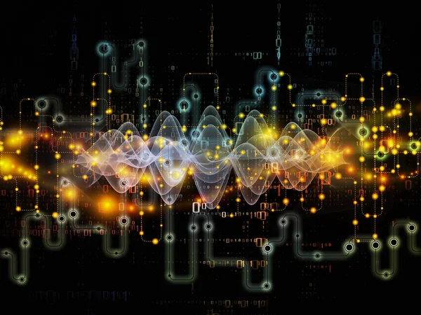 Futuro de las transferencias de datos — Foto de Stock